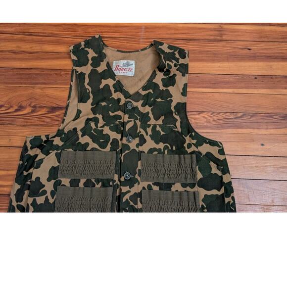 BobCat Vintage Mens Medium Hunting Vest. - Picture 3 of 7